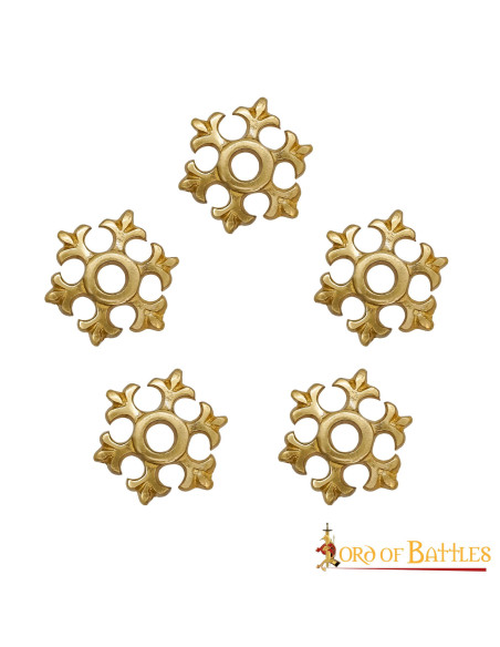 Sæt 5 middelalderblomster til bælter...