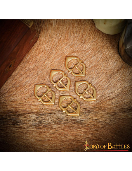 Set mit 5 Messingschnallen für... Set mit 5 Messingschnallen für...