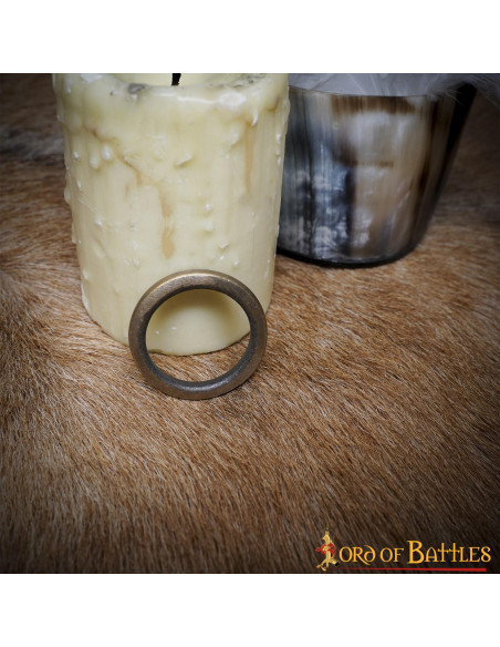 Set 5 aros en latón envejecido para...