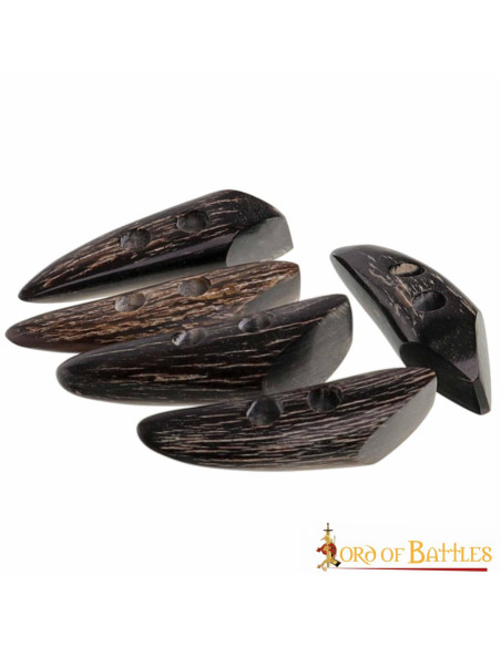 Set van 5 hoornsluitingen met 2 gaten...