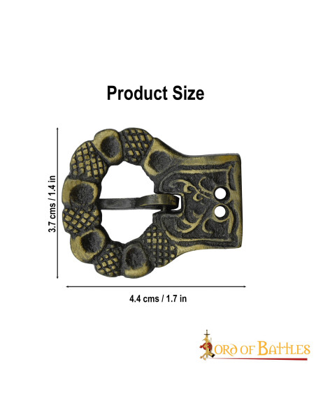 Set 5 hebillas góticas en latón... Set 5 hebillas góticas en latón...