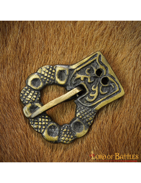 Sæt med 5 gotiske antikke messing...