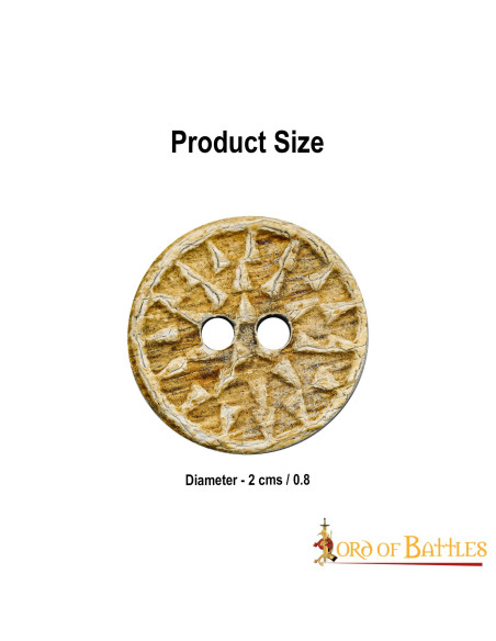 Sæt 5 middelalderknapper dekoreret i...