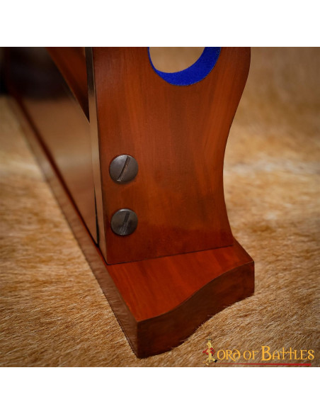 Houten steun voor katana, bijl of zwaard