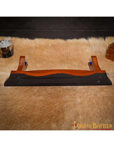 Houten steun voor katana, bijl of zwaard