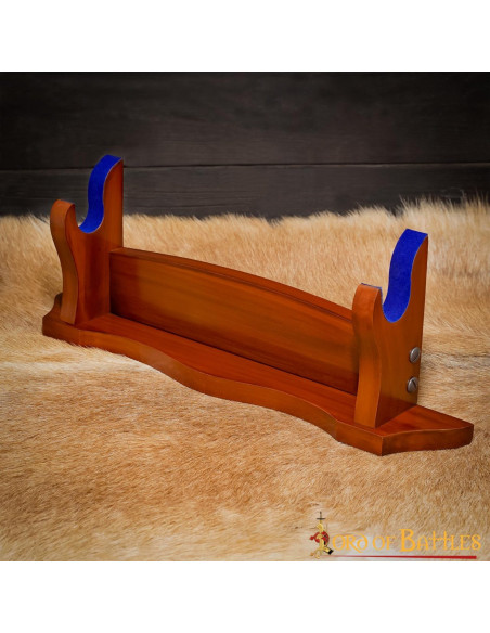 Soporte de madera para katana, hacha...