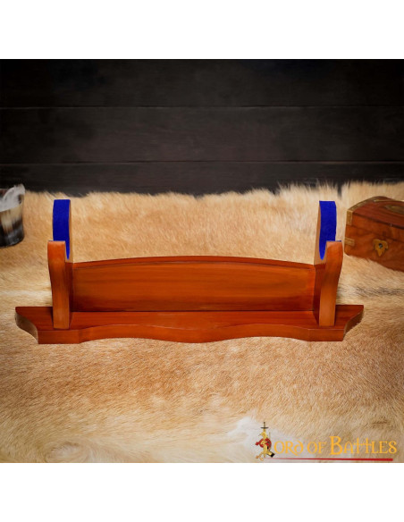 Soporte de madera para katana, hacha...