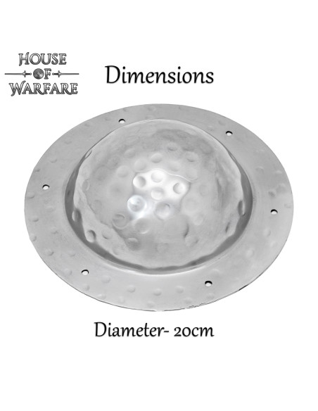 Silberner Umbo für Wikingerschilde...