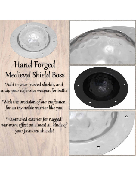 Zilveren umbo voor viking schilden in...