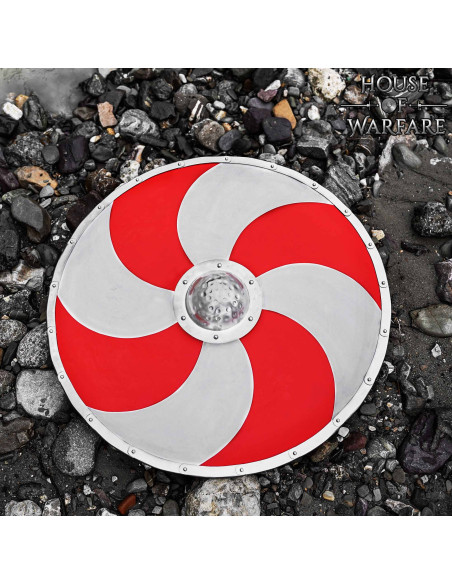 Zilveren umbo voor viking schilden in...