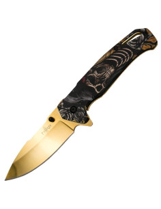 Assisted Tactical Knife Derde K1930, Golden Death
