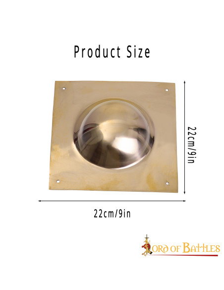 Messing Umbo voor Romeinse schilden...