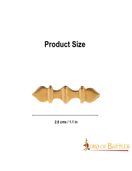 Set 5 adornos en latón para...