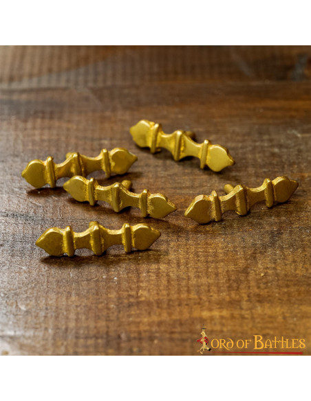 Set mit 5 Messingornamenten für...