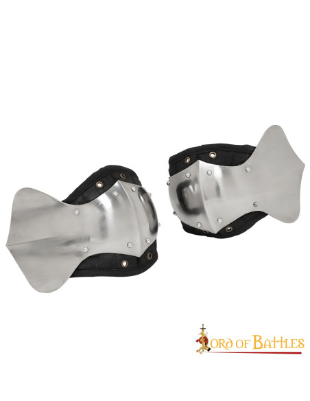 Gewatteerde stalen elleboogbeugels...