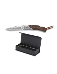 Damaskus og stamina albainox lommekniv (14,6 cm.)