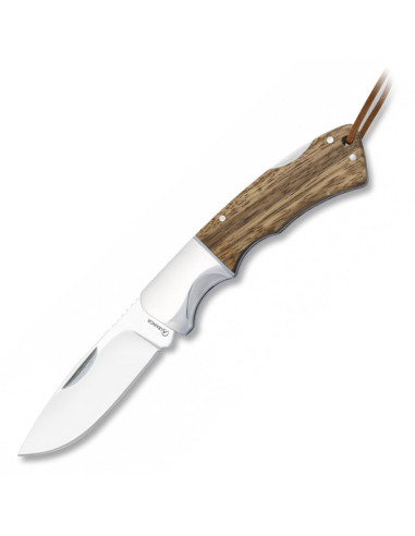 Navaja Albainox mango madera y virola de acero, 7,8 cm