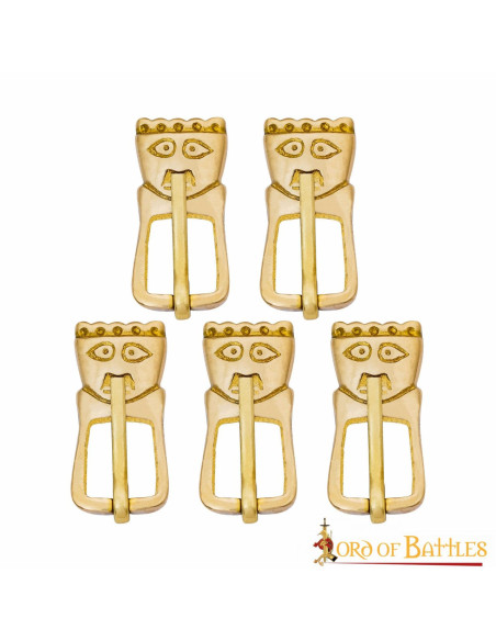 Set van 5 Keltische of Viking gespen...
