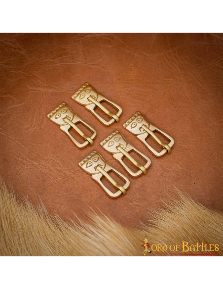 Set van 5 Keltische of Viking gespen...