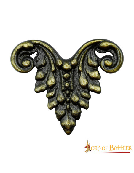 Middeleeuws bloemenornament voor leer...