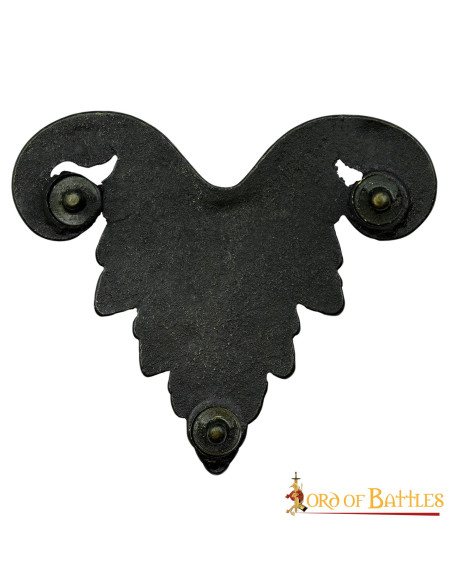 Middeleeuws bloemenornament voor leer...