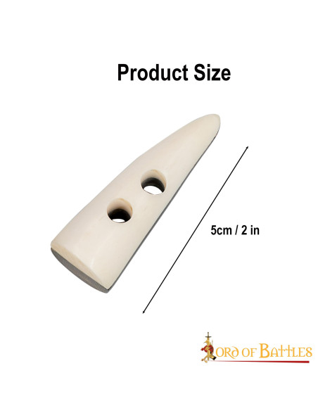 Set 5 cierres medievales en cuerno...