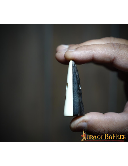 Set van 5 middeleeuwse tweekleurige...