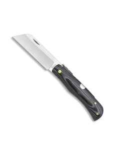 Navaja Albainox mikarta negra punta recta (19,3 cm.)