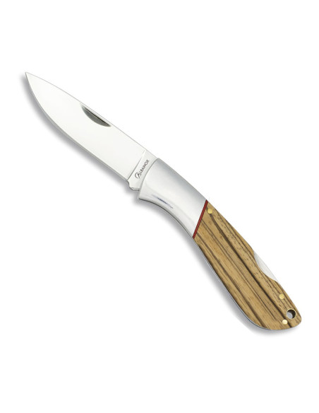 Albainox-mærket kniv zebratræ (18,3 cm.)