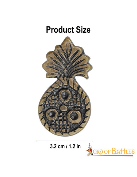 Set mit 5 Ananasornamenten aus...