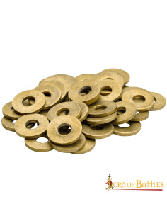 Set 50 arandelas en latón para decoración medieval 2