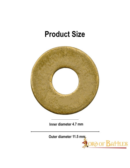 Set mit 50 Messingscheiben für...