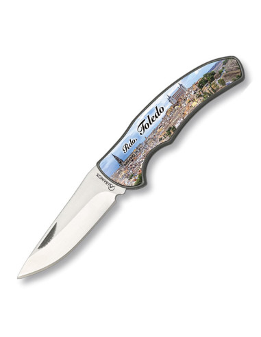 Messer mit verziertem Aluminiumgriff „Memory of Toledo“ (14,7 cm).