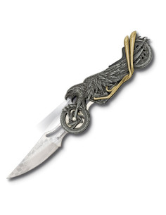 Navaja marca Albainox águila-moto (21,7 cm.)