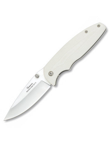 Merk Albainox mes G10 wit (19,9 cm.)