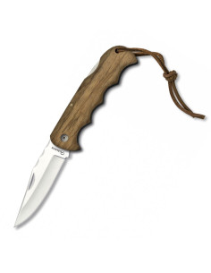 Albainox kniv af zebratræ (20,6 cm.)
