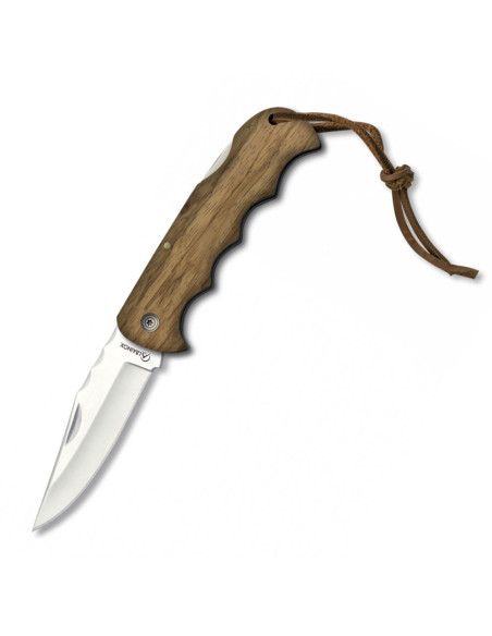 Albainox kniv af zebratræ (20,6 cm.)