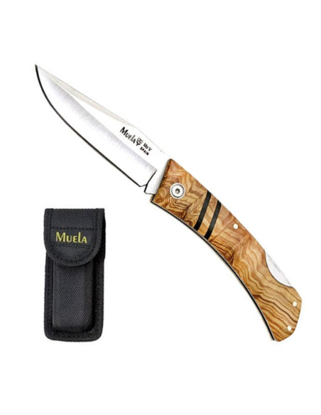 Muela oliven kniv med baglås (19 cm.)