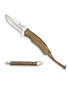 Albainox mærke kniv Zebra træ (18,5 cm.)
