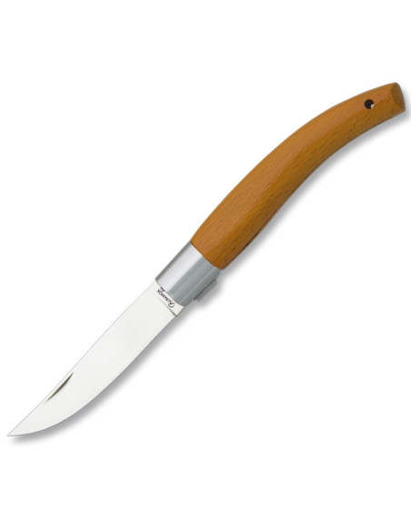 Albainox kniv med træskaft (17,5 cm.)