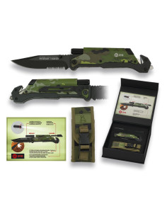 Navaja de rescate Militar K25 acabado camo (22,3 cm.)