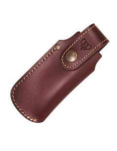 Cudeman bruin lederen schede voor messen (12 cm.)