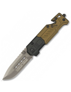 Rettungsmesser der Marke K25 mit Kydexscheide (13,5 cm).