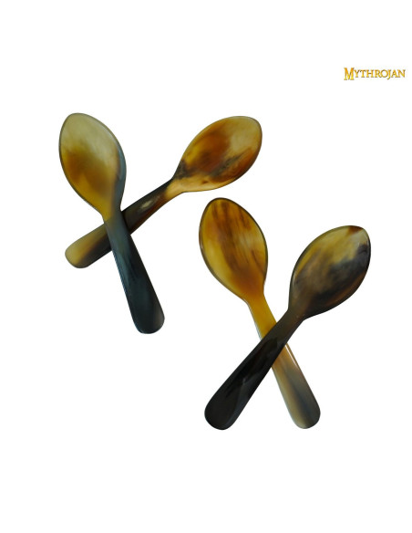 Zet 4 middeleeuwse lepels op een...