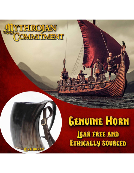 Viking bæger med bælteophæng (800 ml.)