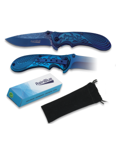 Regnmærket Rainblue kniv med etui (19 cm.) 2