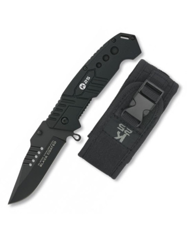Taktisches Messer K25 schwarze Klinge (20,5 cm)