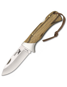Taschenmesser der Albainox Impala-Serie, Holzgriff (21 cm).