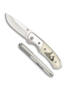 Albainox Deluxe Rebhuhnmesser für Jäger (16 cm.)