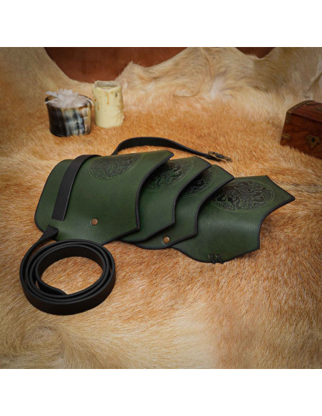 Hombrera caballos celtas en forma de...